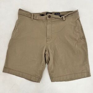 The North Face Mens Size 38 Chino Shorts Brown Slash Pockets Comfort Stretch